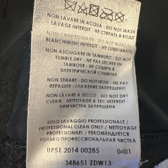 Gucci Wool Piqué Pants with Leather Waistband | Made in Italy | Size 38 - Picture 12 of 12